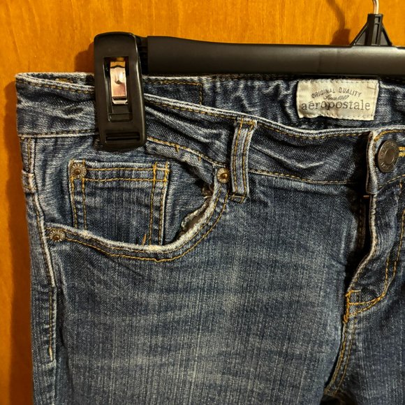 Aeropostal Bayla skinny Woman’s jeans‎ 5/6 short - Picture 3 of 12